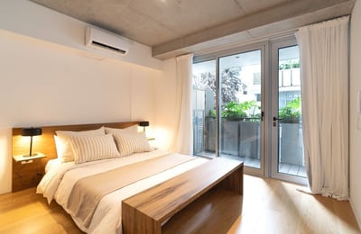 Rent of a modern furnished 2-room apartment, Recoleta, Buenos Aires, Argentina